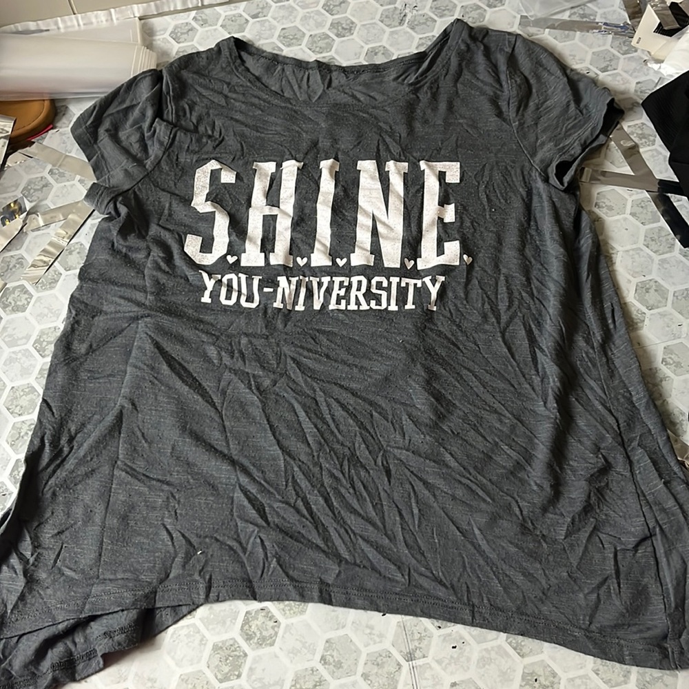 SO Youth Sz 16 Perfect Active Tee Shine You Niversity Short Sleeve T Shirt